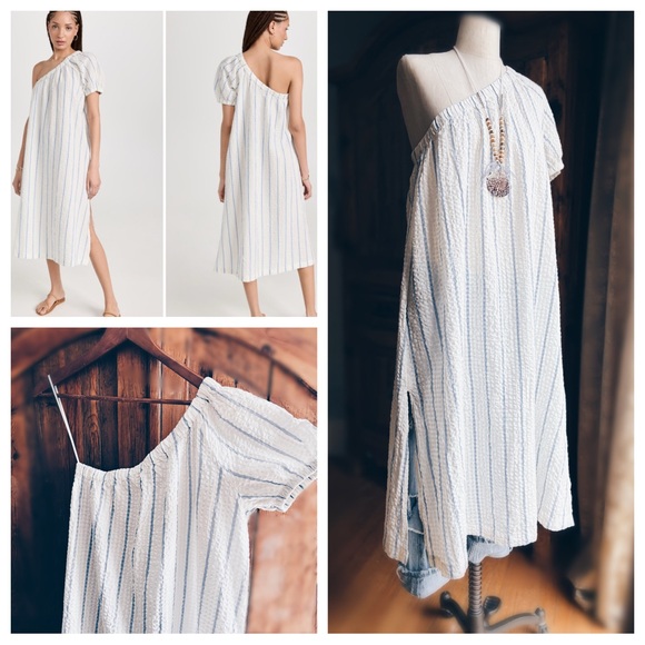 Madewell Midi Dress Seersucker - Picture 10 of 16